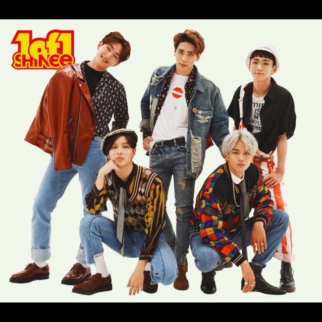 foto de grupo SHINee para el álbum "1of1" / SM: Imagen