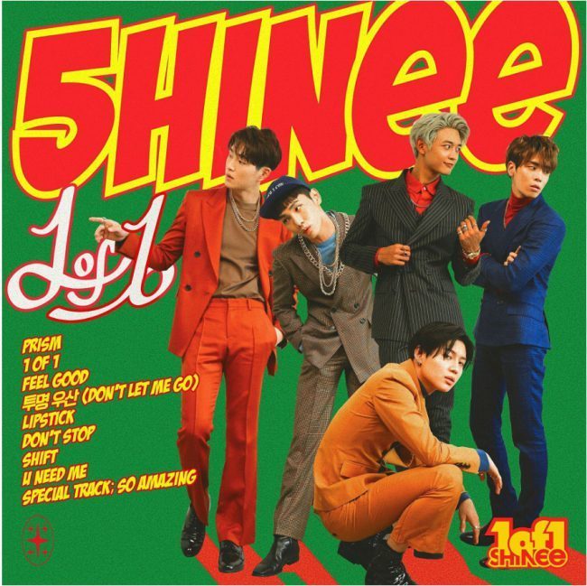 Image: Lista de canciones de SHINee "1 de 1" álbum / SM Entertainment