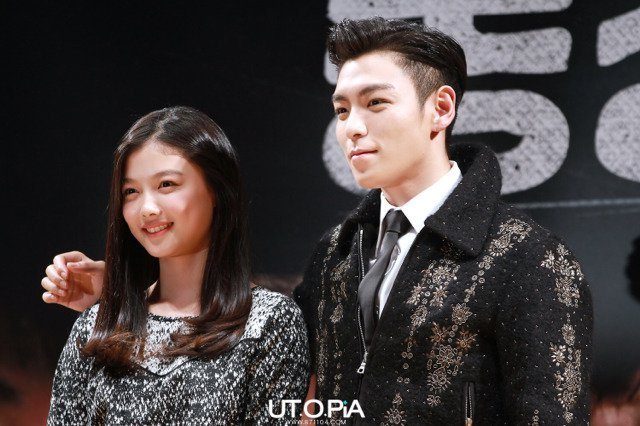 T.O.P shows off his manner hands with Kim Yoo Jung