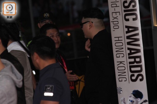 "Kim Jong Un" (imposter) tries to get into MAMA /Source:HK.on.cc</a 