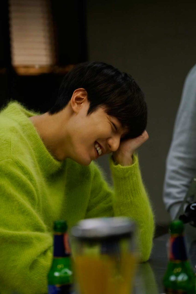 This lime green sweater reminds us of that pink piece in Goblin.