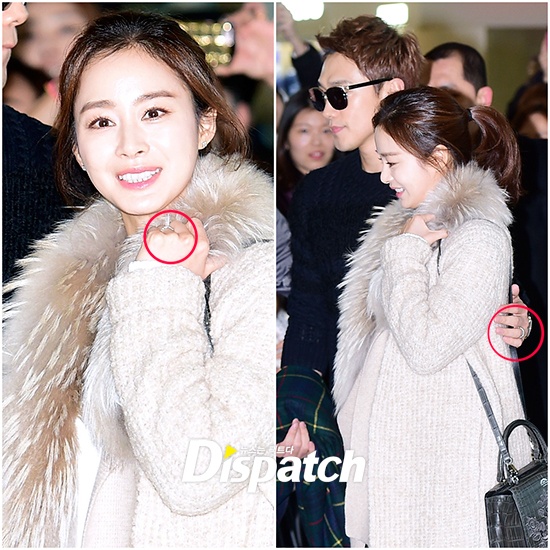Как выглядят обручальные кольца Рейна и Ким Тэ Хи?