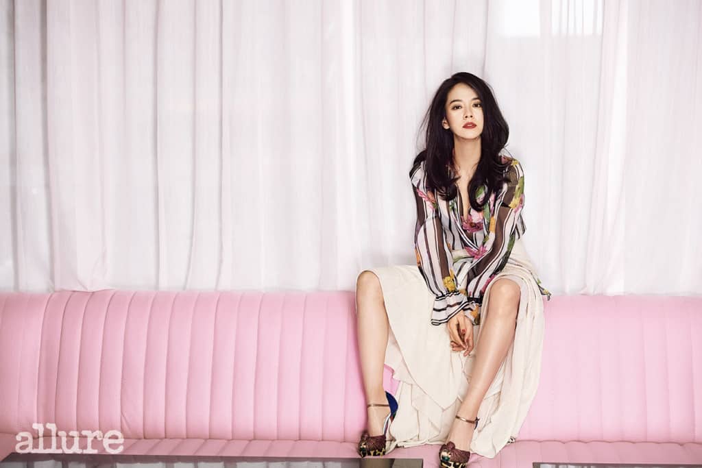Сон Джи Хё в мартовском номере журнала "Allure"