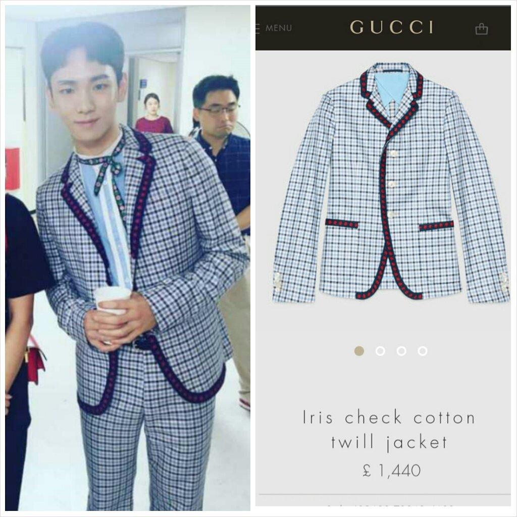 Ки из SHINee опубликовал фотографию своего испорченного из-за халатности стилиста пиджака Gucci